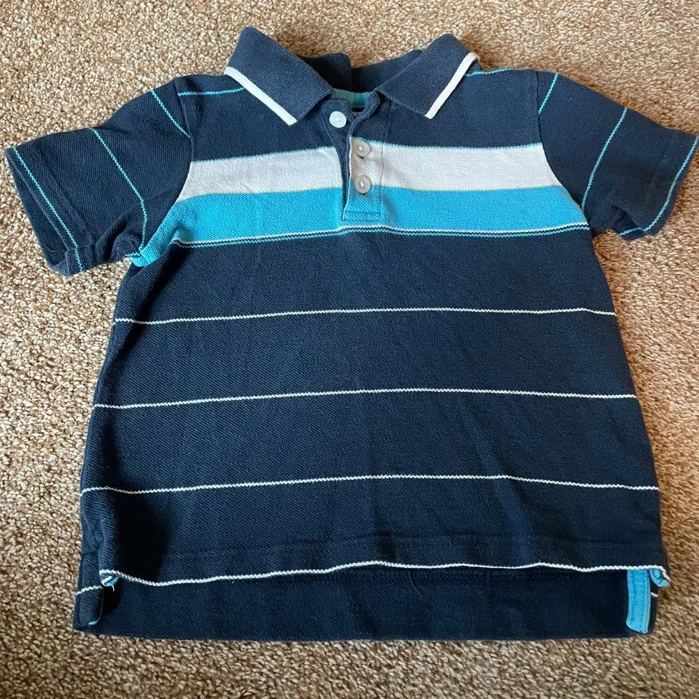 Old Navy short sleeve blue polo 2T